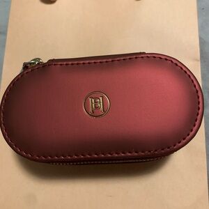 Hillberg and Berk travel jewelry case in merlot